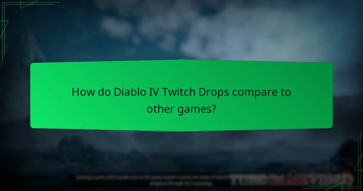 When is the Diablo IV Twitch Drops Cosmetics Timeline?