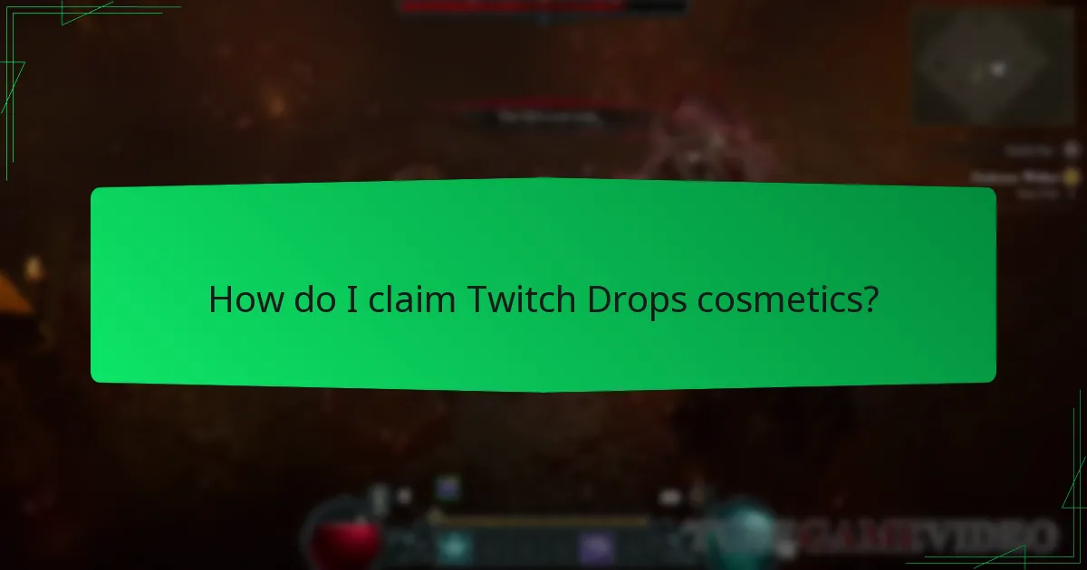 Which cosmetics are available through Twitch Drops?