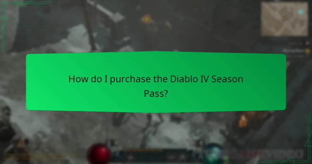 How does the Diablo IV Season Pass work?