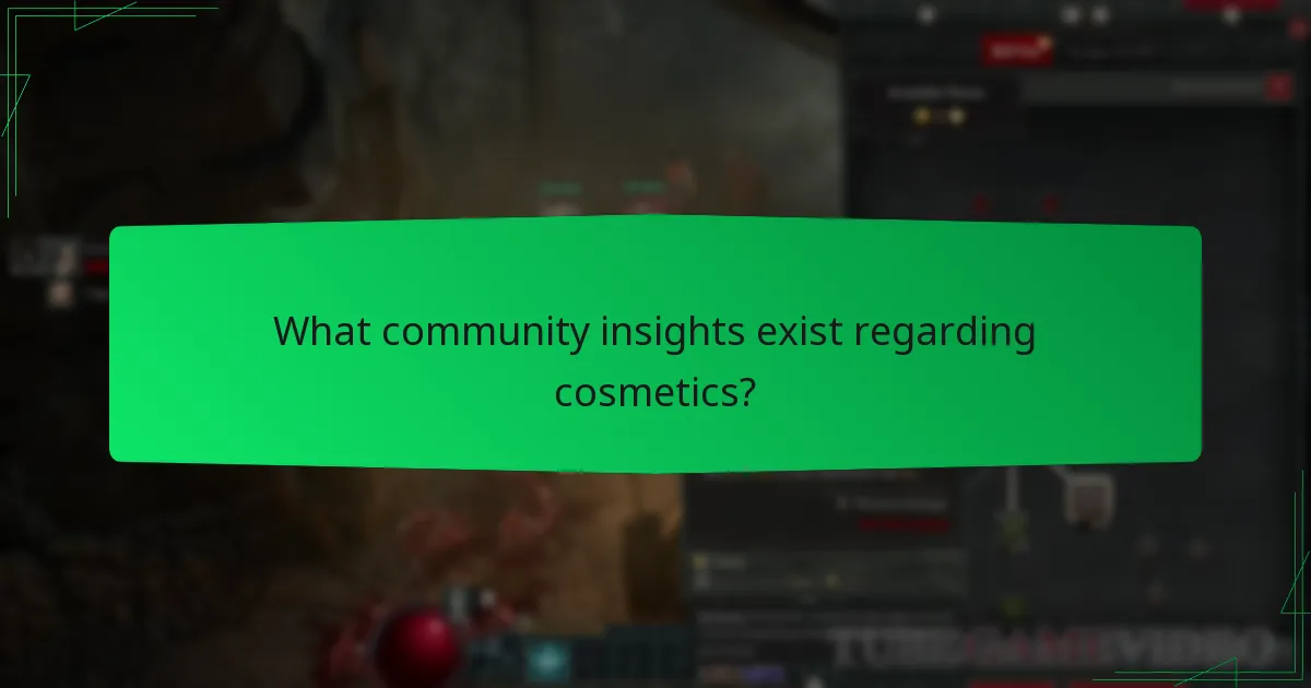 How do different cosmetics compare in Diablo IV?